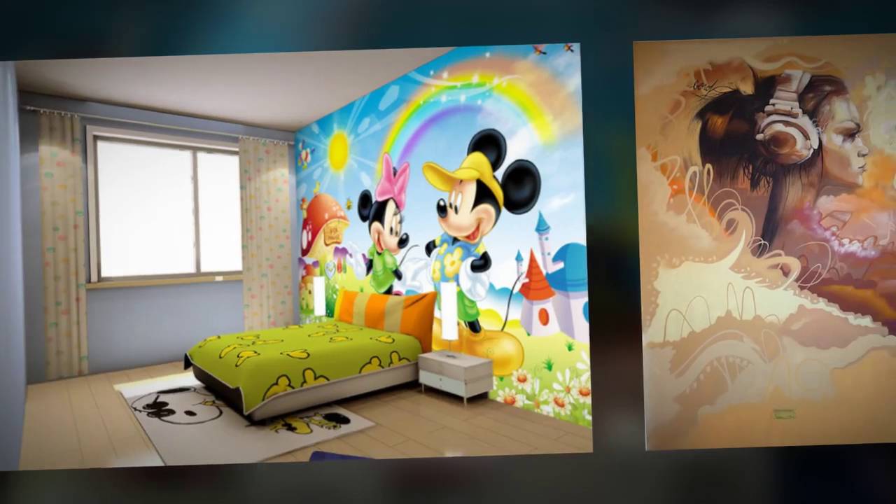 dibujos y murales en recamara de niños