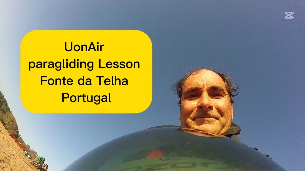 UonAir paragliding lesson at Fonte da Telha , Portugal
