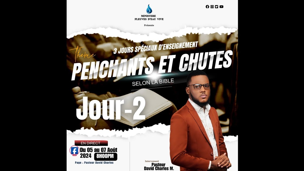 PENCHANTS ET CHUTES SELON LA BIBLE (JR-2)