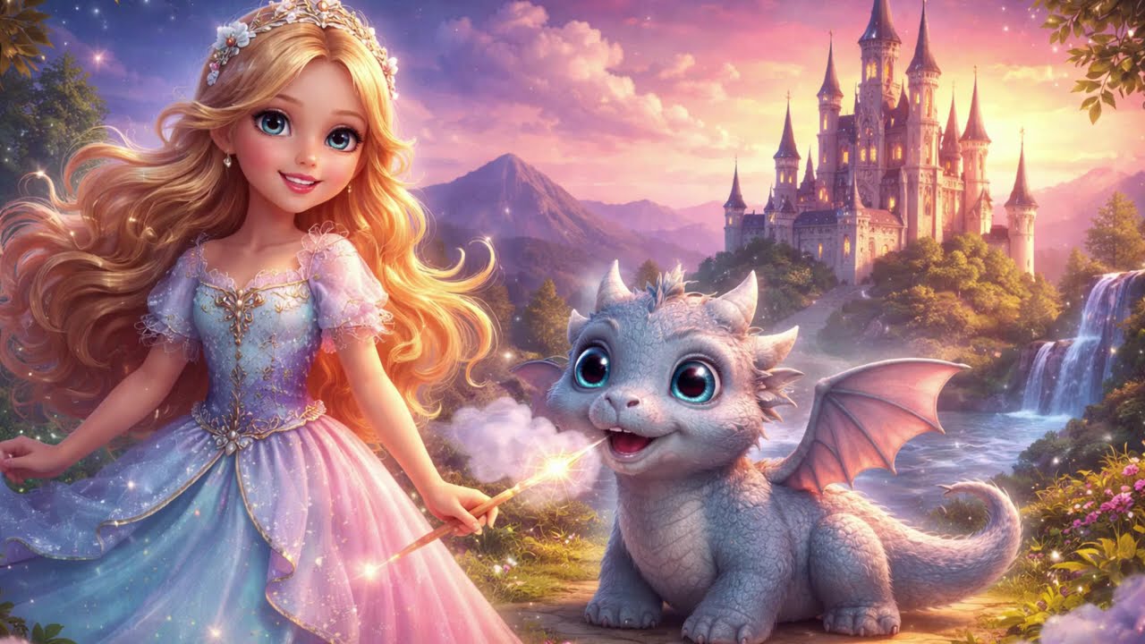 Princezna Lili a dráček Mráček 👑🐉 – pohádka pro děti | Pohádky česky | Uspávací pohádka na spaní
