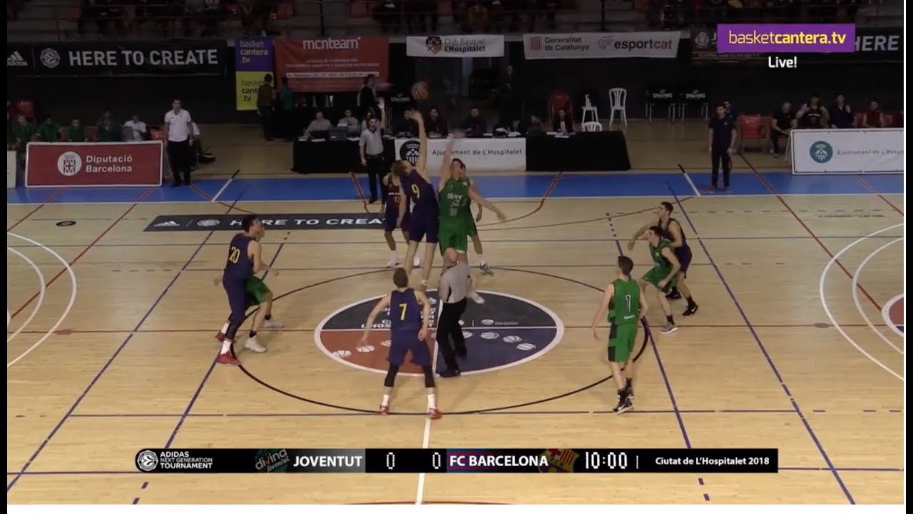 U18 - JOVENTUT vs FC BARCELONA.- Final EB ADIDAS NEXT GENERATION TOURNAMENT L’Hospitalet 2018
