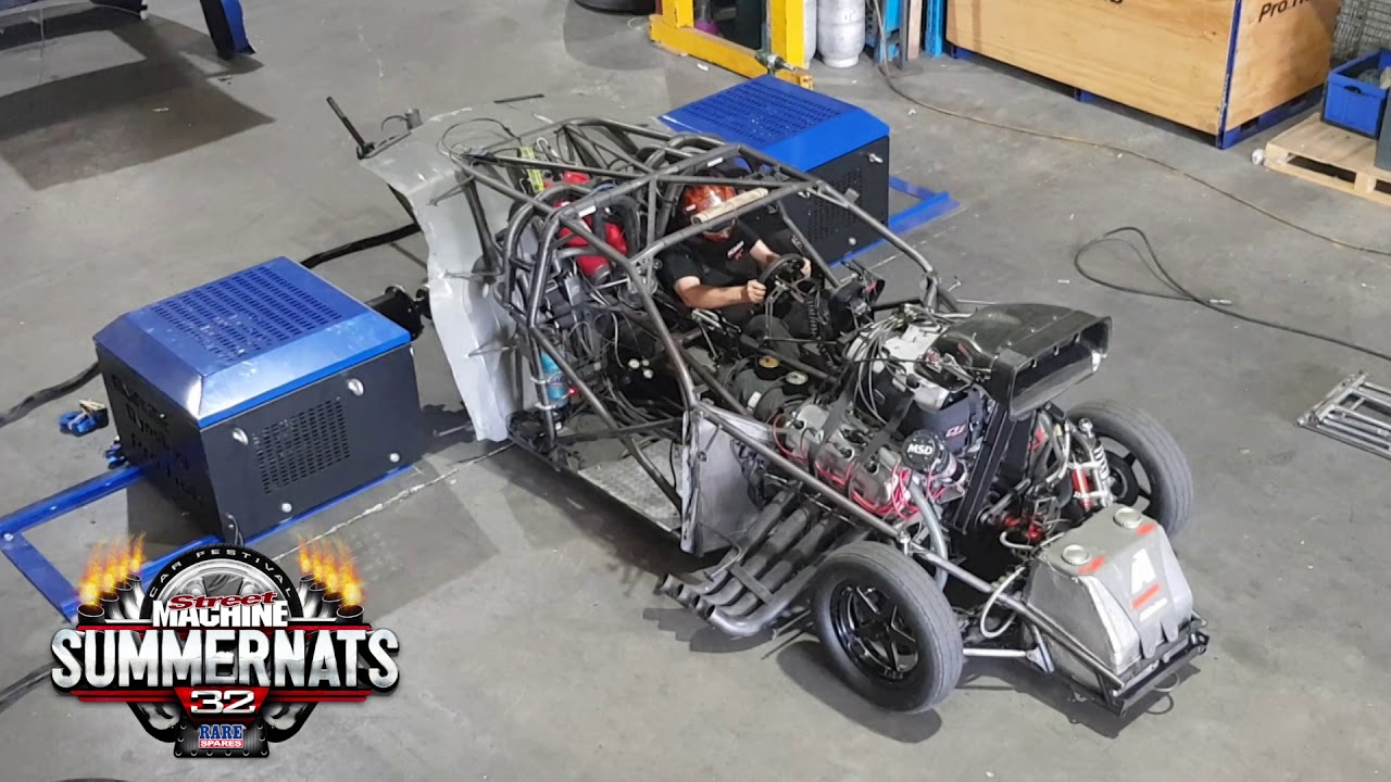 INSANE 5SEC DRAG CAR DYNO PULL!