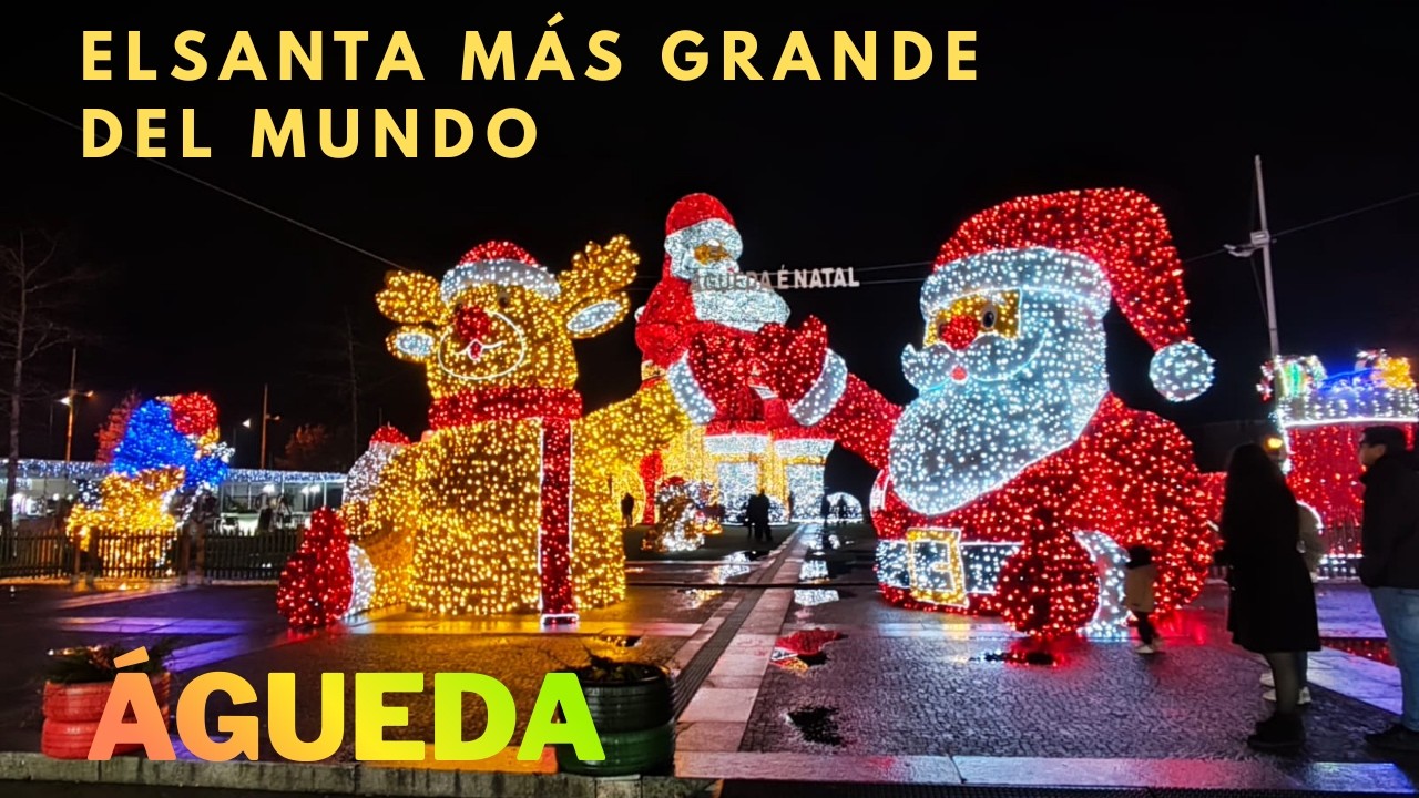 Самый большой Санта-Клаус в мире! 🎅 Рождество в Агеде,