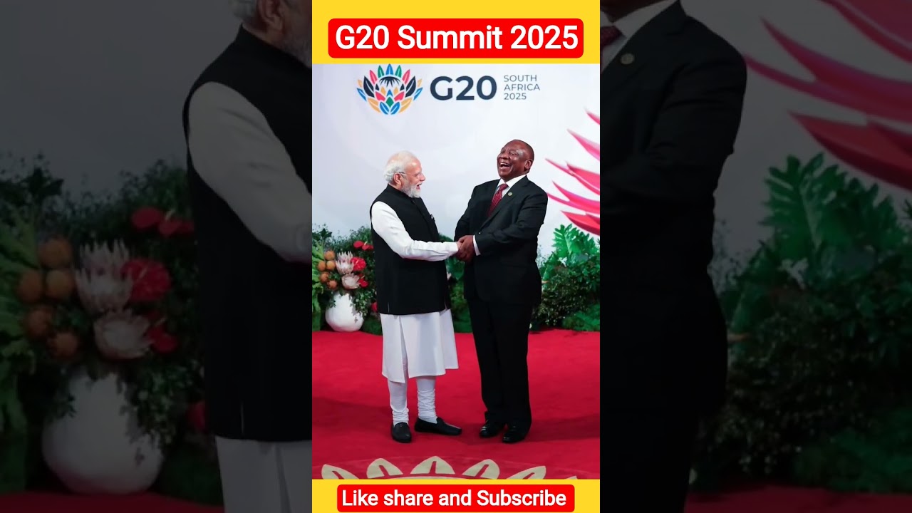 PM Modi in G20 Summit South Africa। जोहानिसबर्ग। Johanesbarg। दक्षिण अफ्रीका। 