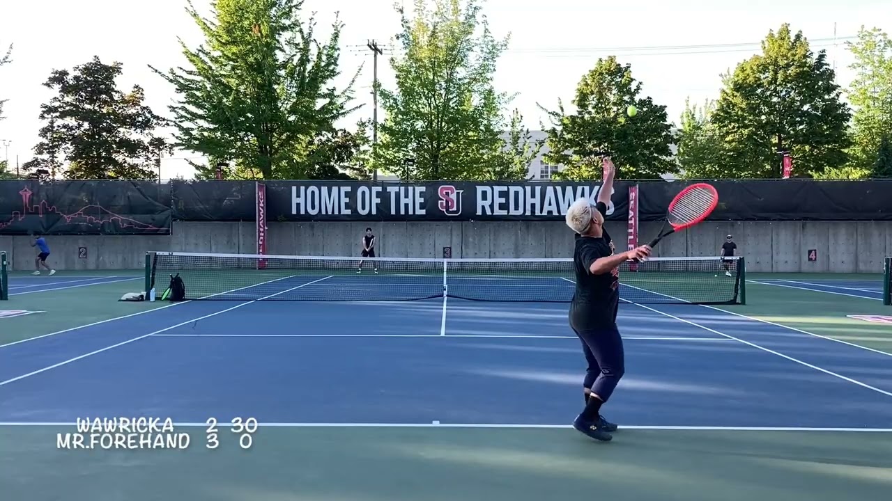 NTRP 4.0/3.5 Tennis -  Big Forehand vs Big Serve edition