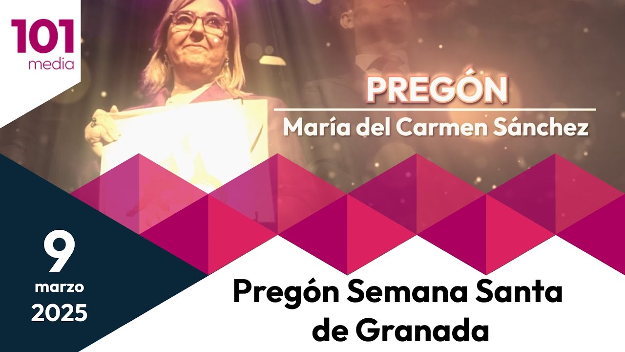 🔴 En directo | Pregón de la Semana Santa de Granada este domingo 9 de marzo