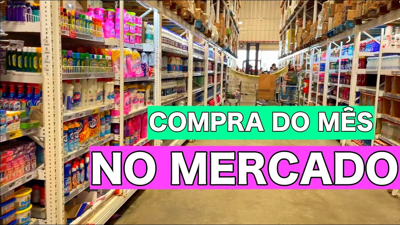 NO MERCADO FAZENDO COMPRA DO MÊS DE FEVEREIRO