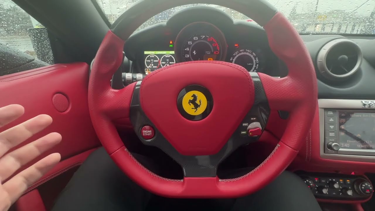 2014 Ferrari California 2+2 Convertible Hard Top, First Time Sitting In A Ferrari!