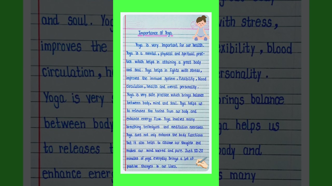 Essay On Importance Of Yoga l International Yoga Day 21 June l Essay On Yoga l Yoga Day  l Essay