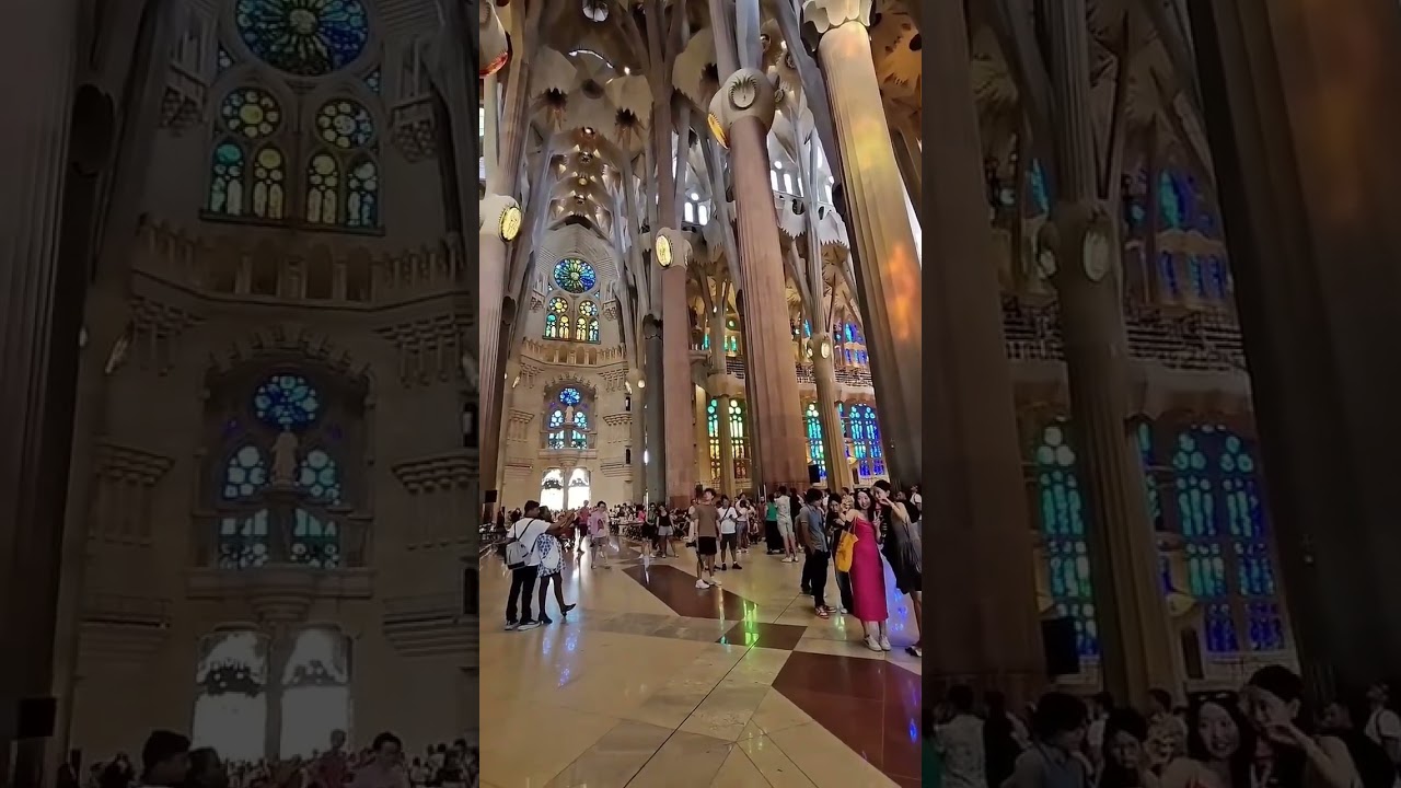 주님의기도The Lord's Prayer Sagrada Familia Cathedral, Barcelona. 바르셀로나 사그라다 파밀리아 대성당