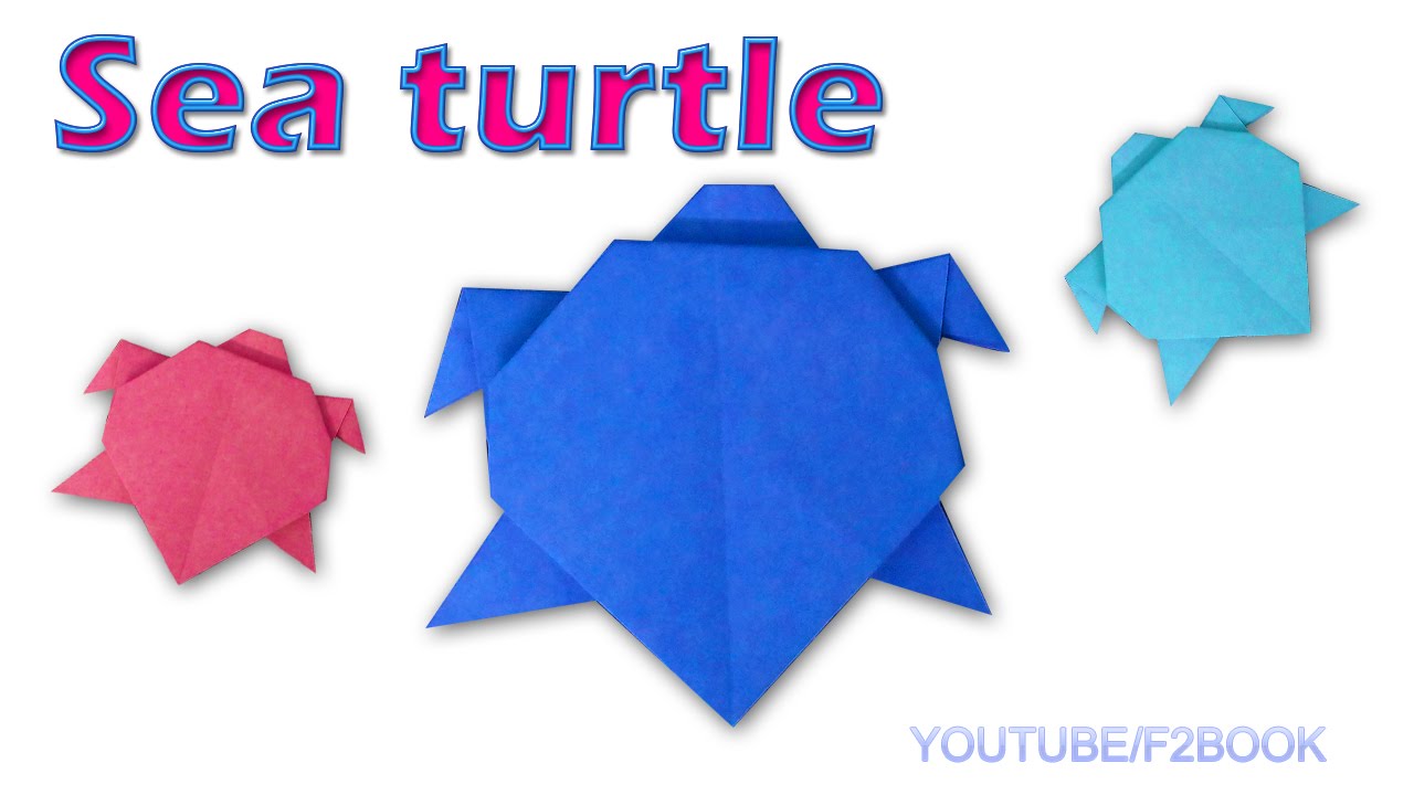 Origami Sea Turtle : Paper Animals * Turtle Easy Make * Simple Origami for Kids