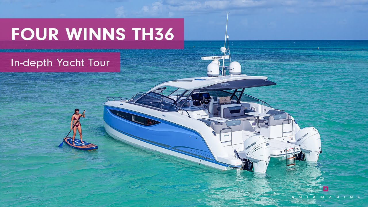 Four Winns TH36 Power Catamaran Walkthrough | The Ultimate Day Boat