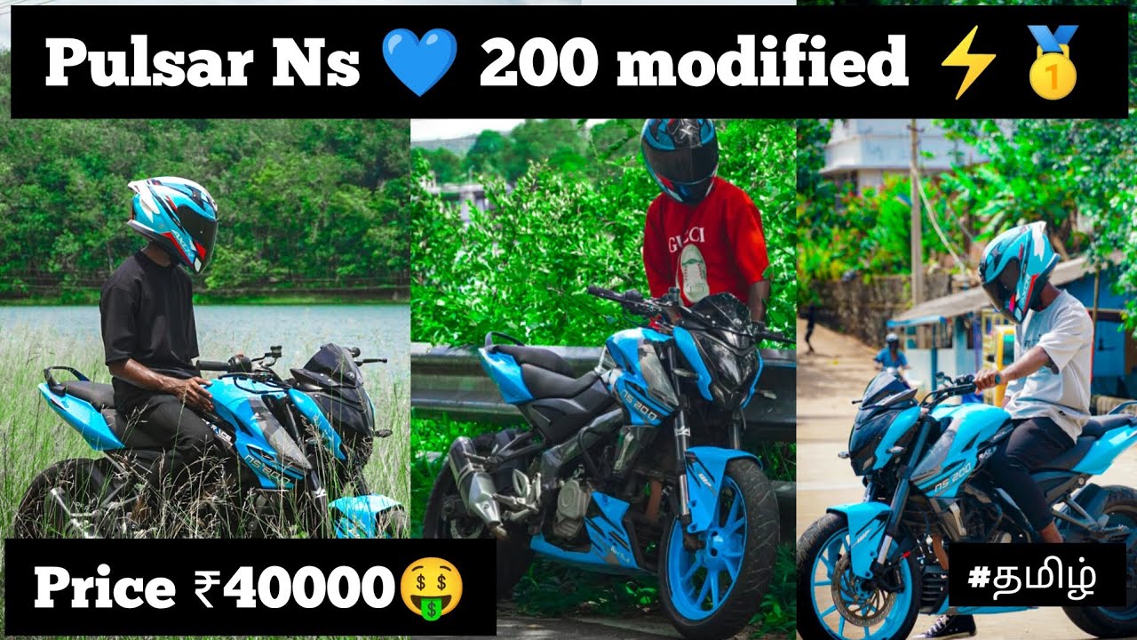 pulsar Ns 200 modified ⚡ low price modified #india #ns200 #bajaj #tamil #subscribe #trending #viral