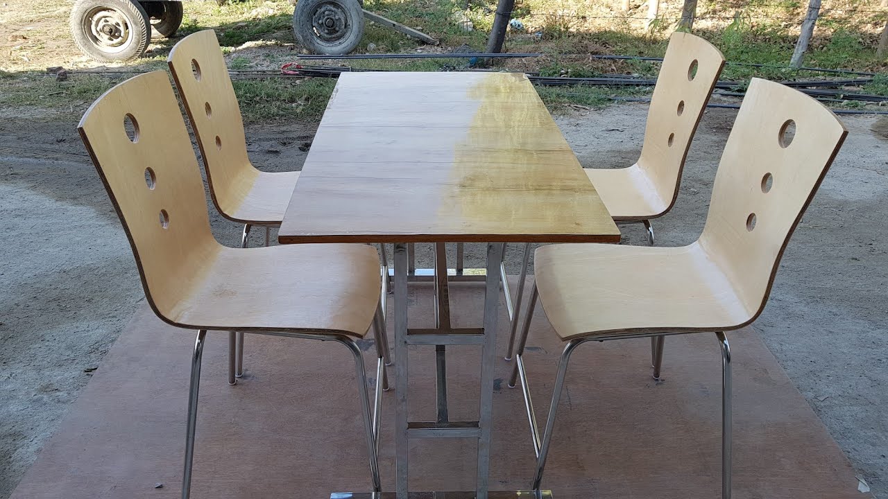 Stainless Steel Restaurant Table and Chair Design || Restaurent Furniture Table and Chair Design...