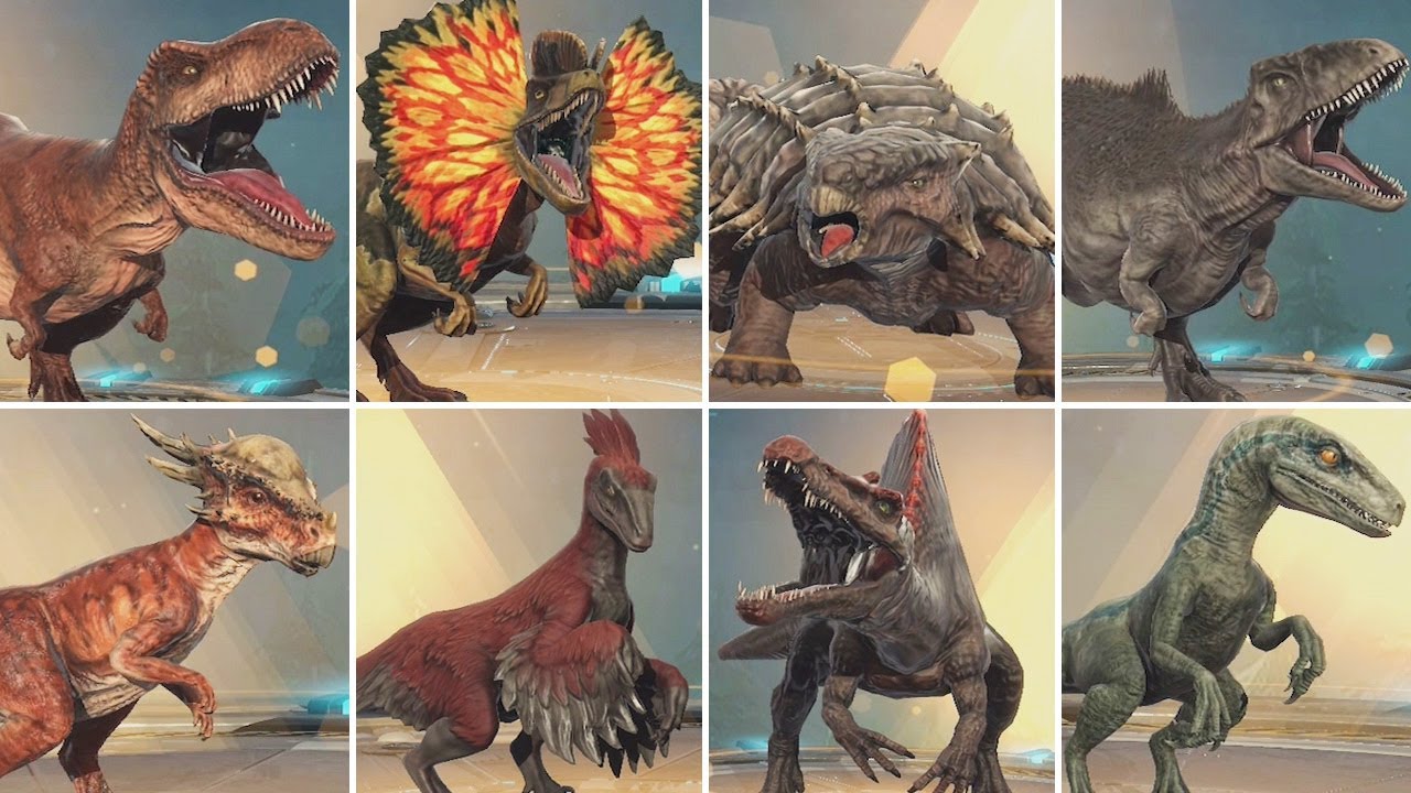 ALL LEGENDARY DINOSAURS - Jurassic World Primal Ops