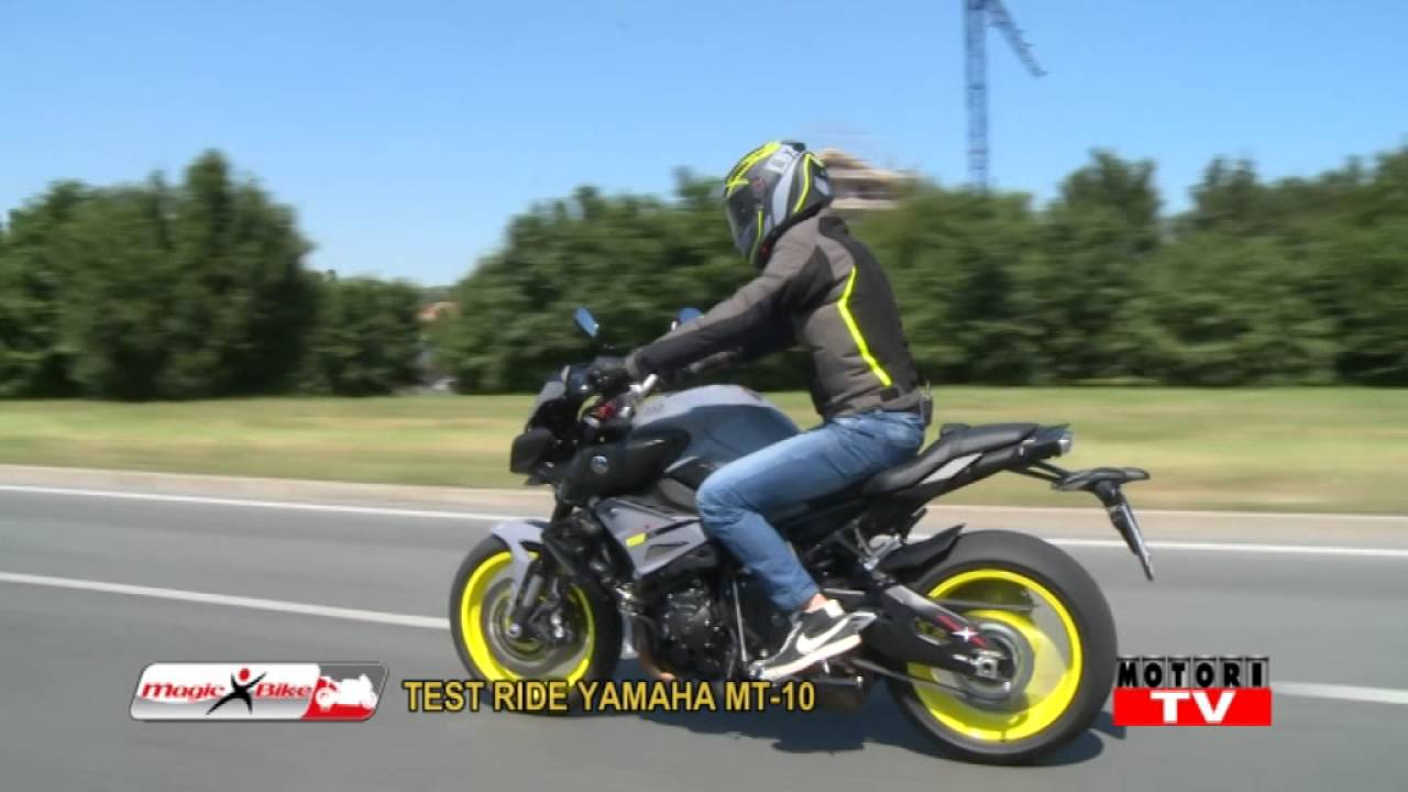 Magic Bike prova la nuova Yamaha MT-10