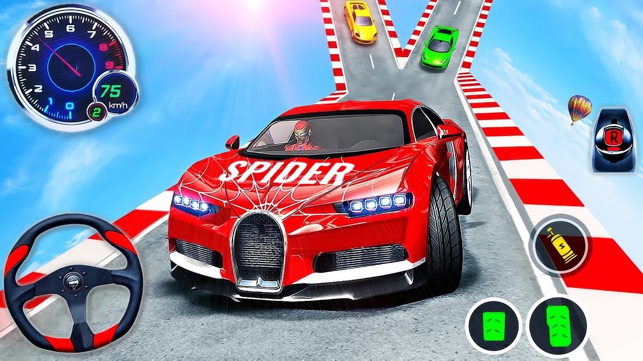 🔥 **Impossible Car Stunts Gameplay | Extreme Mega Ramp Driving Challenge** 🚗💥