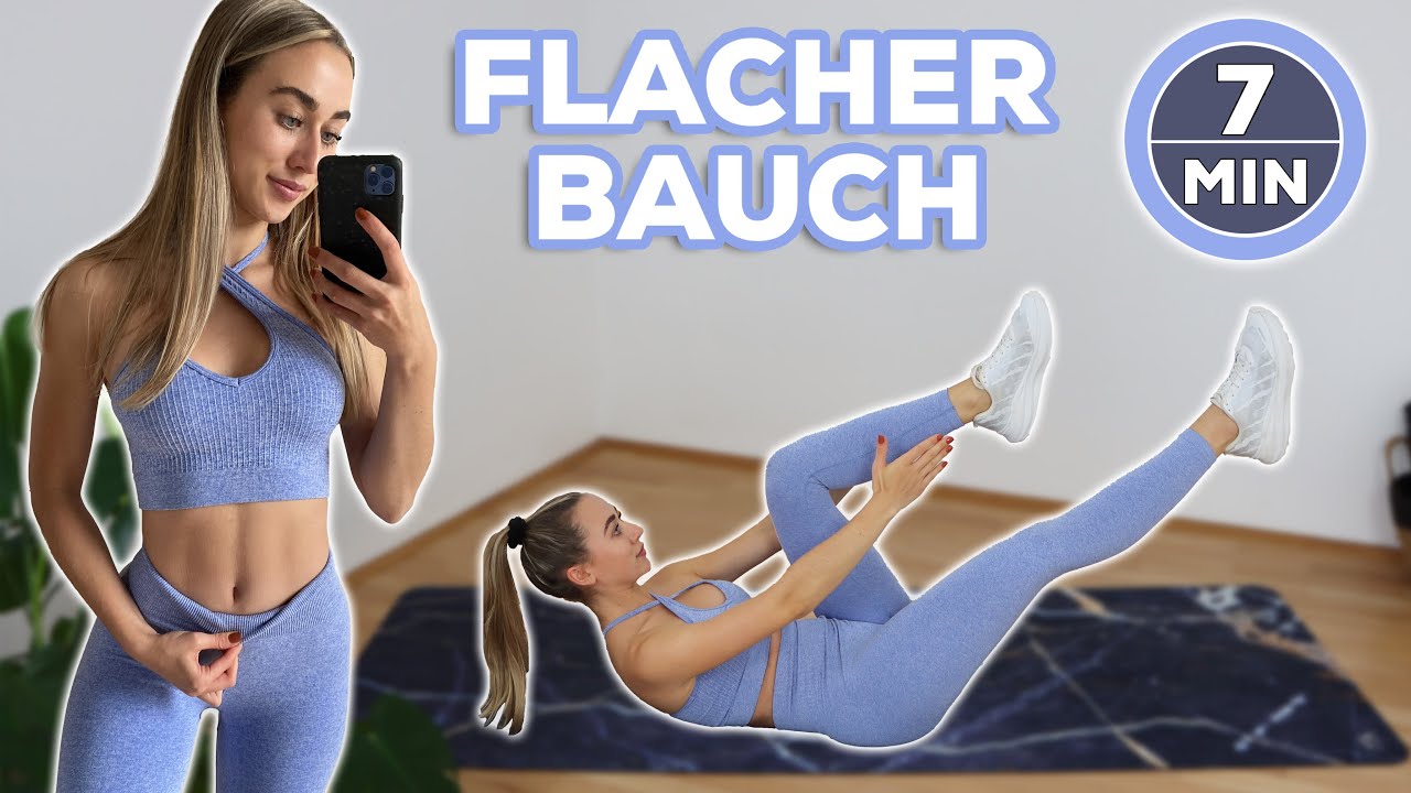 7 Min. UNTERES BAUCH WORKOUT | Unteres Bauchfett verlieren (Sixpack Workout)