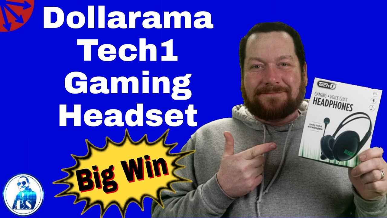 Dollarama Tech1 Gaming Voice Chat Headphones With Microphone. Gaming Headset Dollarama Big Win Score