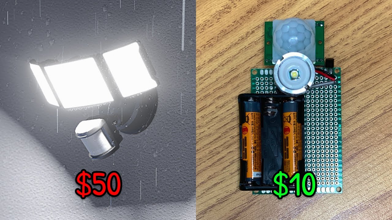 DIYing a Motion Sensor Light! #cheap #diy