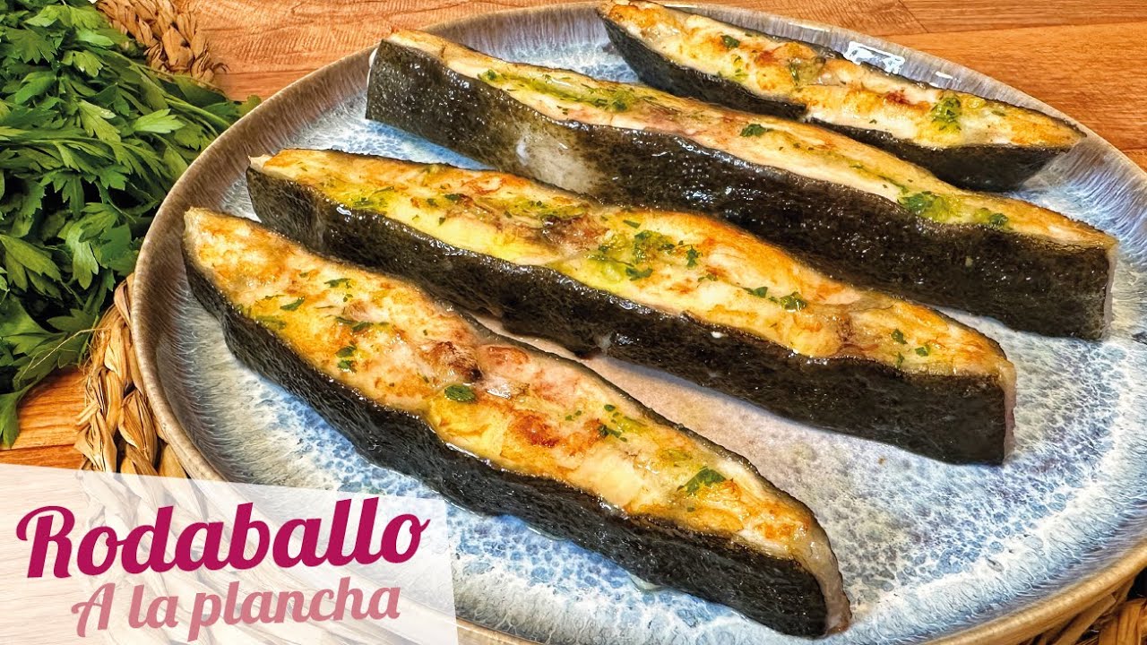 RODABALLO A LA PLANCHA CON AJO Y PEREJIL 🐟