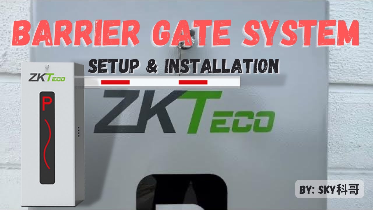 ZKTECO Barrier Gate System Demo | Sky科哥