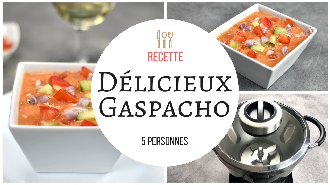 Délicieux Gaspacho pour cet été avec votre Cook Expert de Magimix