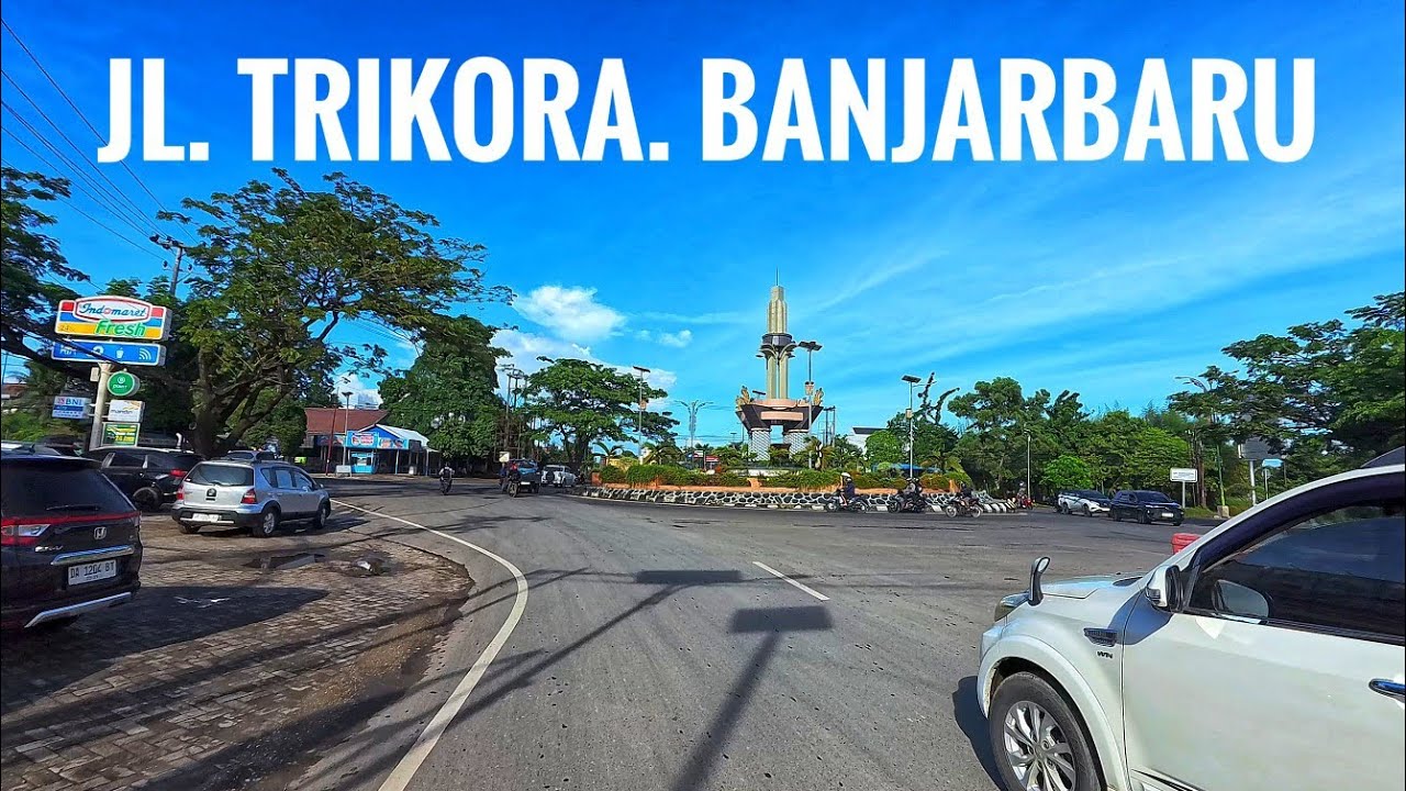 JL. TRIKOTA KOTA BANJARBARU | SUASANA SEPANJANG JALAN TRIKORA KOTA BANJARBARU | KALSEL