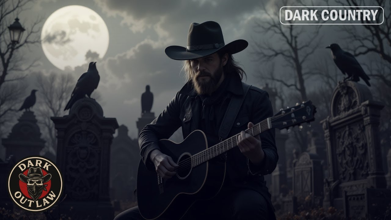 ANGELS CRY - Dark Country Music - Dark Outlaw Country Songs (LYRIC VIDEO)