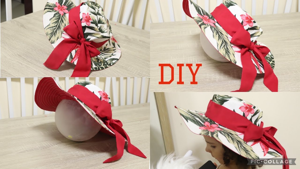 برنيطه أو قبعه بأسهل طريقه وأحلى وأوفر من الجاهزه #handmade #diy