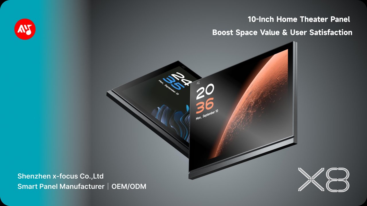 X8 Smart Home Theater Panel – Music Entertainment at Its Core, Full Smart Control in Tow​