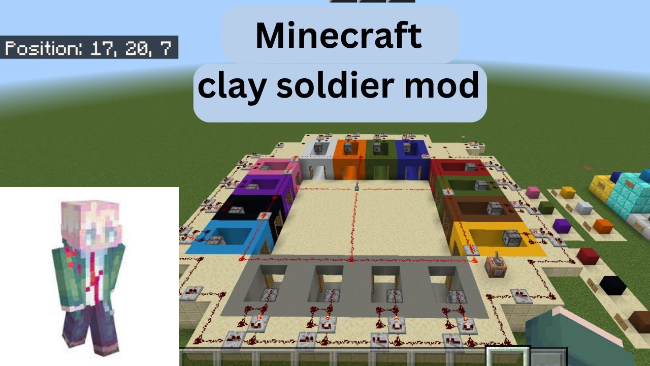 Minecraft clay soldier mod PE edition