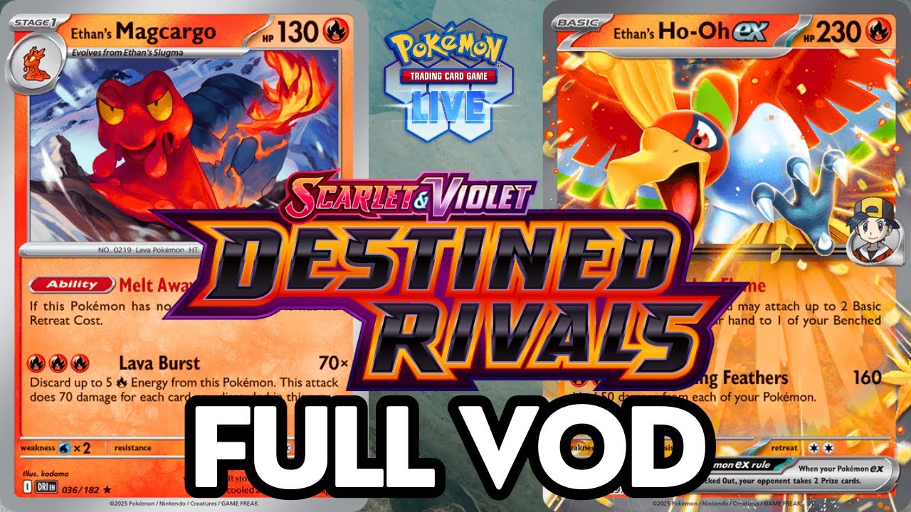 Ethan''s Magcargo + Ethan's Ho-Oh ex stream from June 13th, 2025