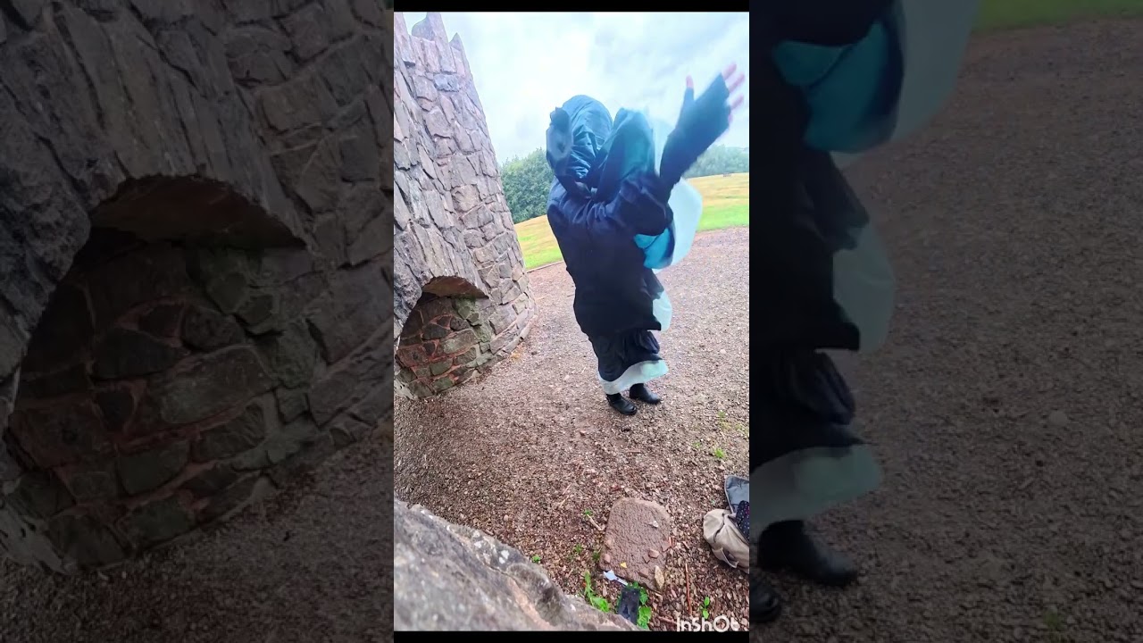 Person in windy conditions 16