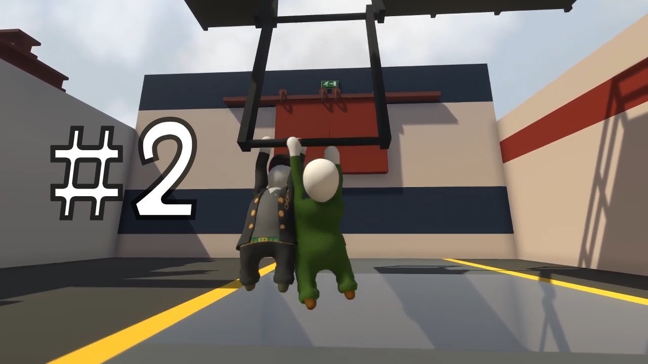 笑い過ぎてキャラ崩壊!?w承太郎と花京院の共同作業♡ Human: Fall Flat #02 【JOJO】【声真似】