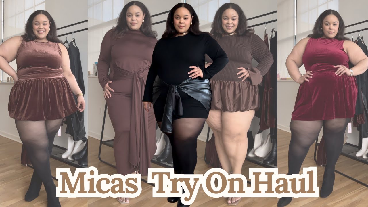 MICAS - CURVE TRY ON HAUL | WINTER 2025 | LUXURY DRESSES + OUTFIT INSPO