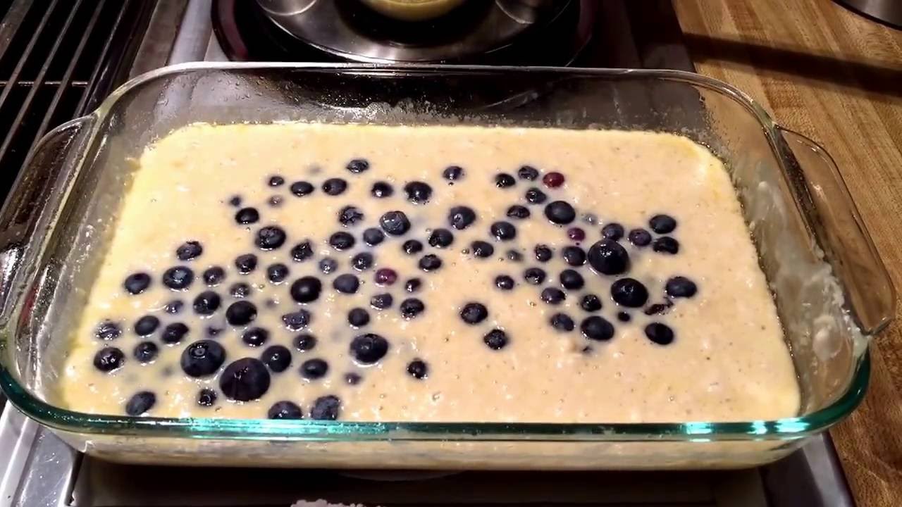 Самый простой в мире черничный пирог