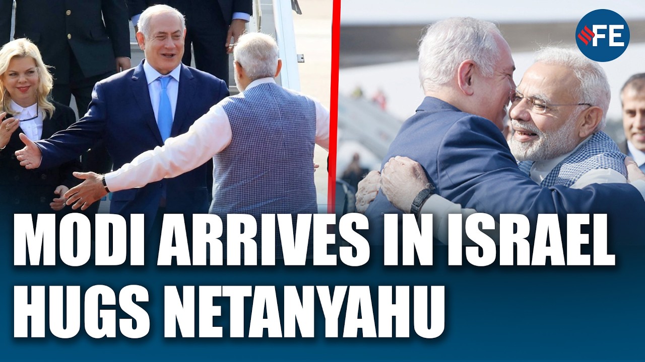 Netanyahu WELCOMES PM Modi In Tel Aviv
