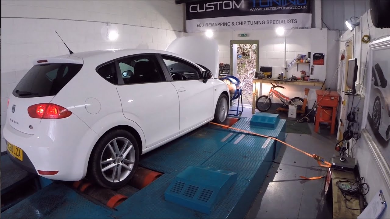 Seat Leon FR 170-201PS 2.0TDI REMAP on DYNO Rolling Road