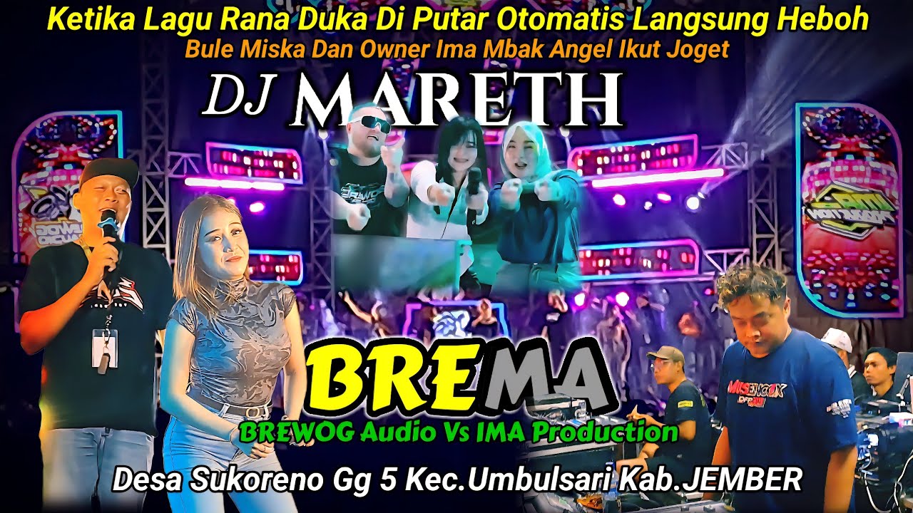 Ketika Lagu Rana Duka Di Mainkan Dj Mareth Langsung Bikin Heboh || Acara Sukoreno Fest BREMA 2025