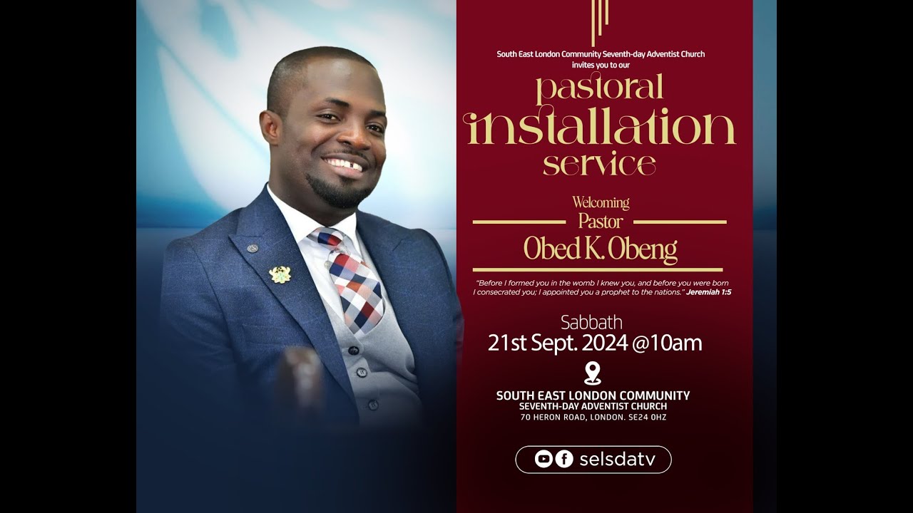 PASTORAL INSATLLATION SERVICE - PR. OBED K. OBENG - 