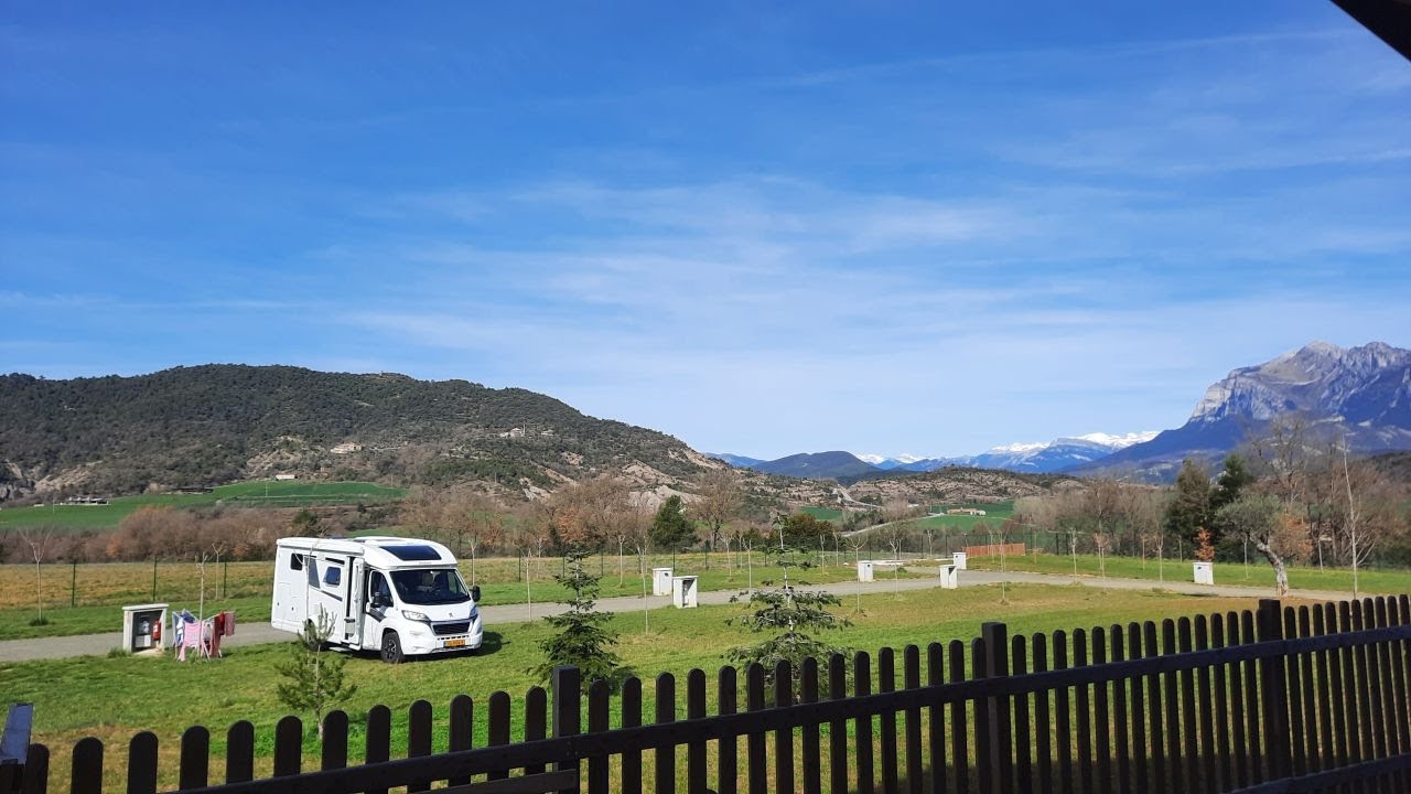 TEM ON TOUR, Video 133. Een topcamping in de Aragonese Pyreneeën.