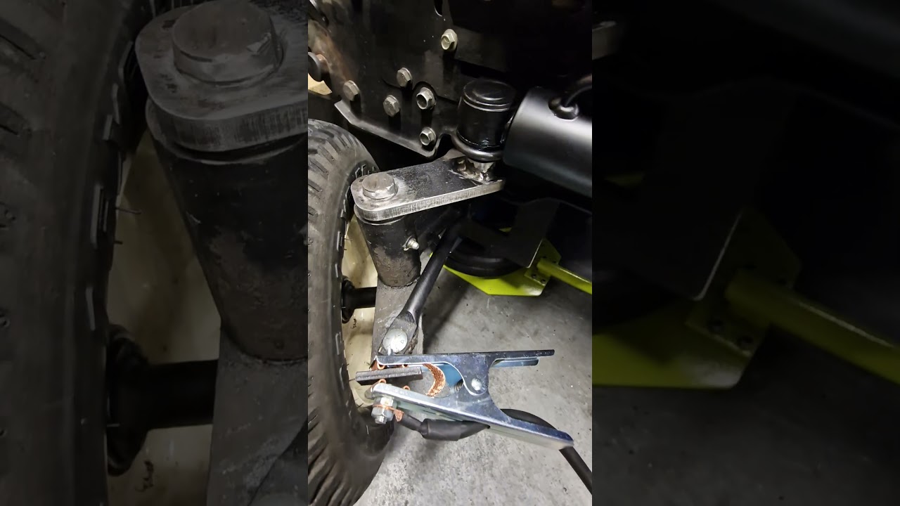 TRAKTOREK SIMPLICITY SPAWANIE CIĘGNA UKŁADU KIEROWNICZEGO HYDRAULICZNEGO👌😜
