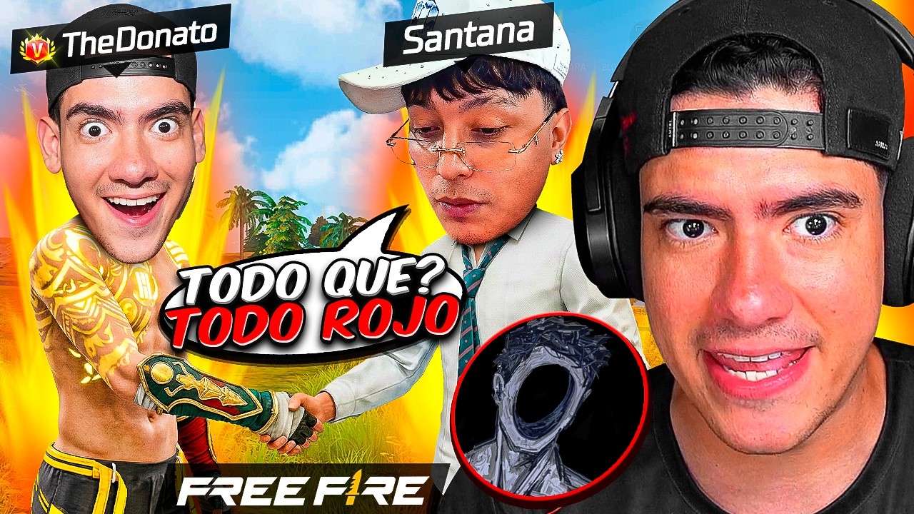 ASI CONOCI A SANTANA POR PRIMERA VEZ Y JUGAMOS FREE FIRE - TheDonato Live