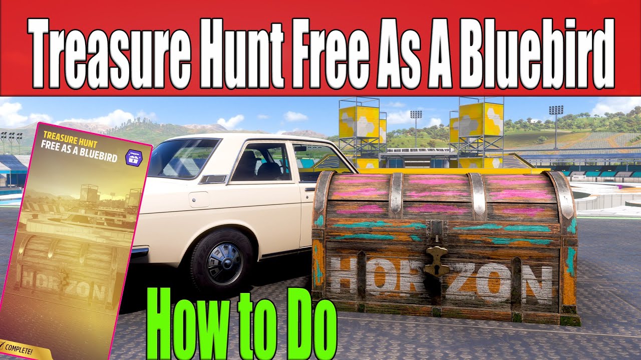 Forza Horizon 5 Treasure Hunt Free As A Bluebird - Let this Cult Car show off and have fun