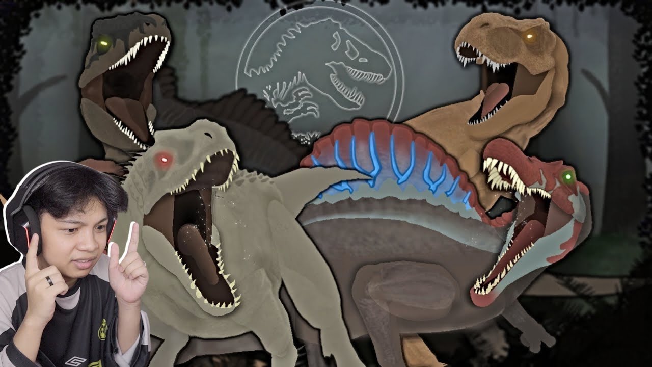 SIAPA DINOSAURUS PREDATOR TERKUAT?! TYRANNOSAURUS REX & SPINOSAURUS VS INDOMIUS REX & GIGANOTOSAURUS