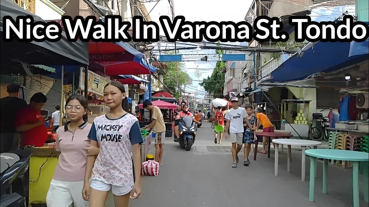 Walk Along Varona Street Tondo, City of Manila | Philippines