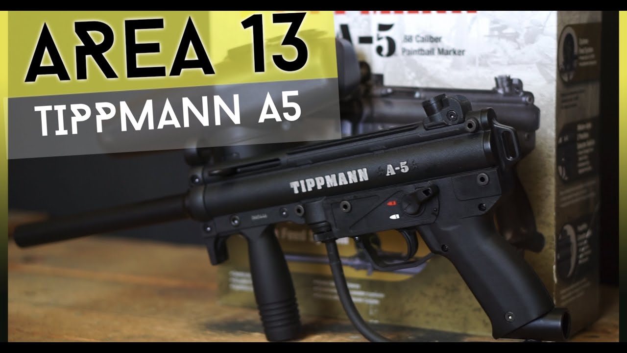 AREA13 | Tippmann A5 NEW | Umbauk&ouml;nig | Nochmal wenige reingekommen | Paintball & Airsoft