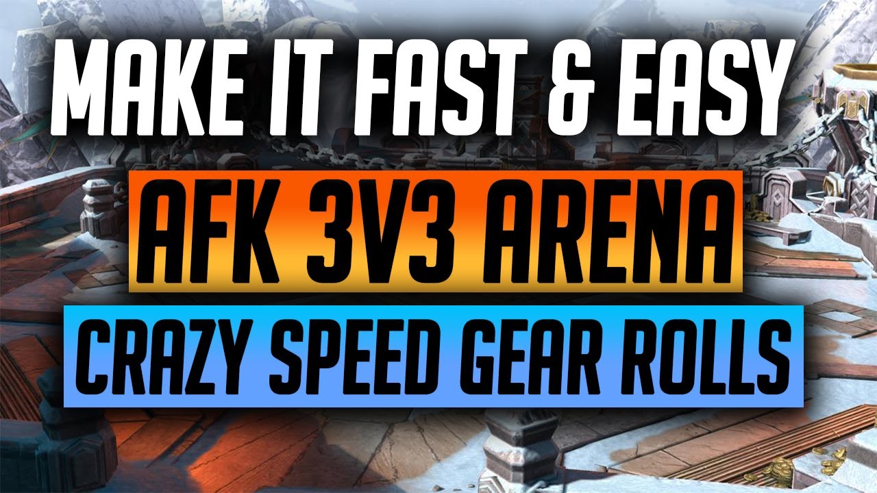 RAID | AUTO your 3v3 Battles and Roll gear CRAZY FAST!
