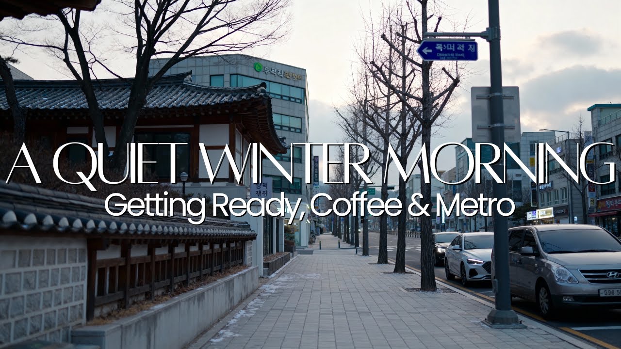 A Quiet Winter Morning | Getting Ready, Coffee & Metro